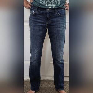 Anthropologie Pilcro and the Letterpress Parallel Straight Jean Size 30